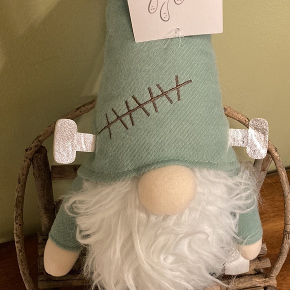 NWT HEY BOO PLUSH FRANKENSTEIN HALLOWEEN GNOME - Picture 2 of 8